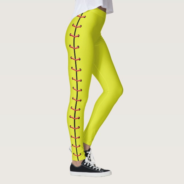 Legging O softball ata caneleiras (Direita)