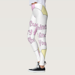 Legging O Sol Brilha Todos Os Dias E Vocês Também Deveriam
