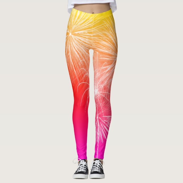 Legging Obras de fogo III (Frente)