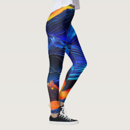 Legging Ocean Lava "Aquaflame"