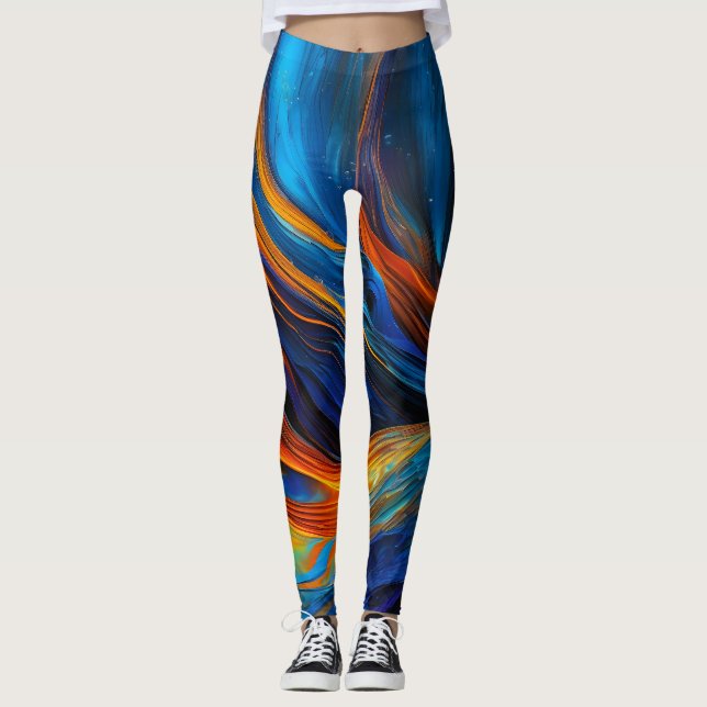Legging Ocean Lava "Astralswirl" (Frente)