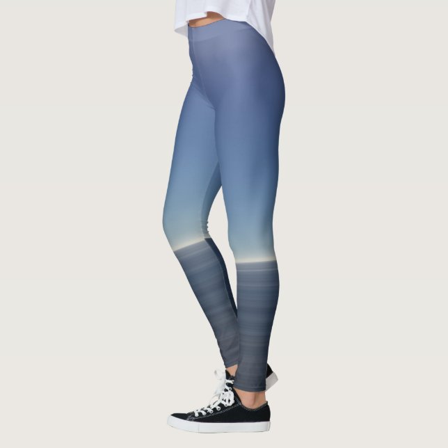 Legging Oceano Azul Calmo (Esquerda)