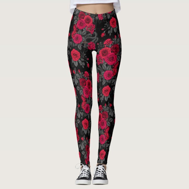 Legging Oculto nas rosas (Frente)