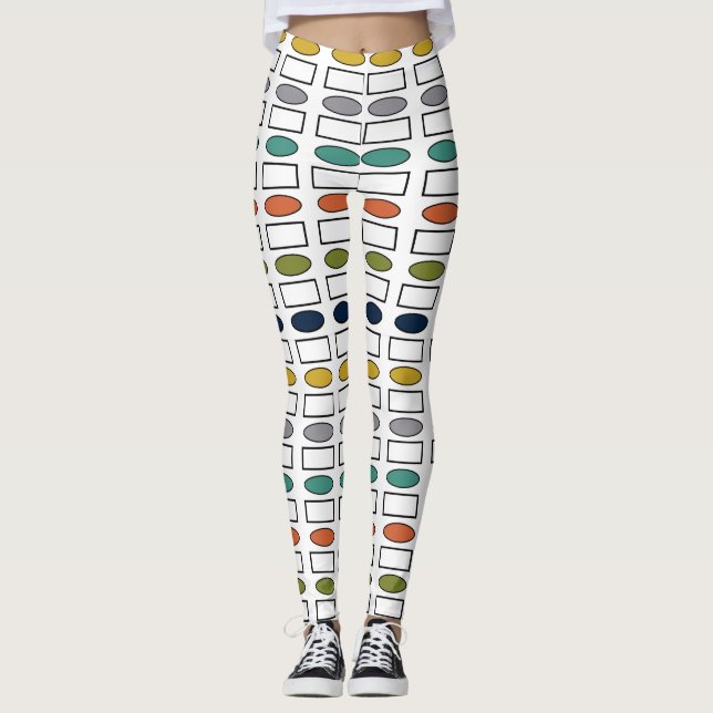 Legging Odais e Retângulos (Frente)