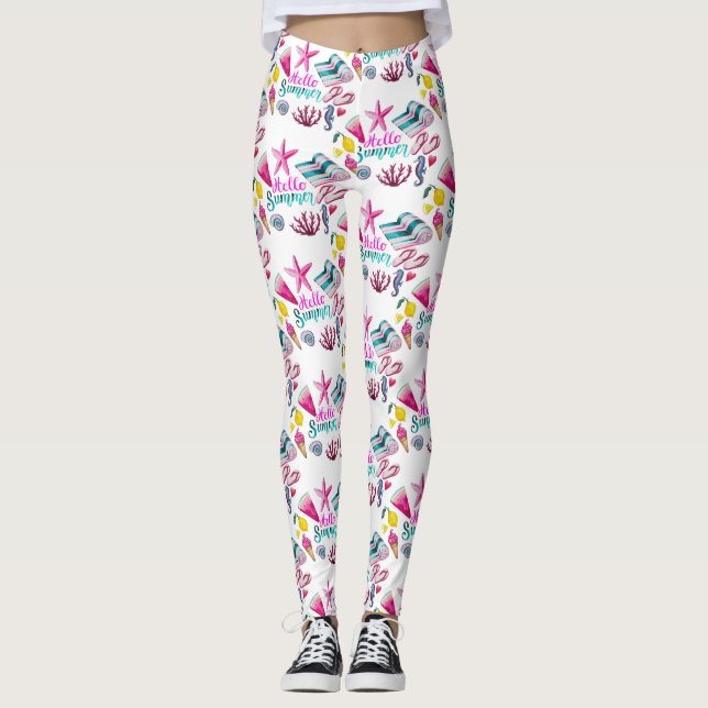 Legging Olá Summer Beach Thunder-Cove (Frente)