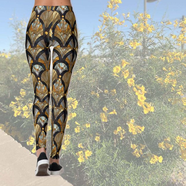 Legging Olhar de Vidro Colorido (Criador carregado)