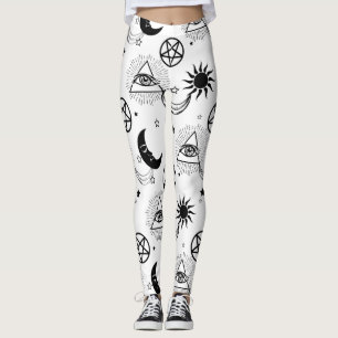 Legging olho iluminado por halloween