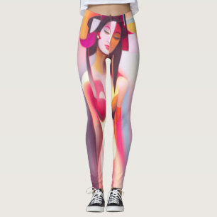 Legging Olhos Fechados Mulheres Possuindo Thunder_Cove