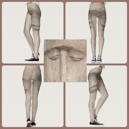 Legging Olhos Soulful Grão de Madeira