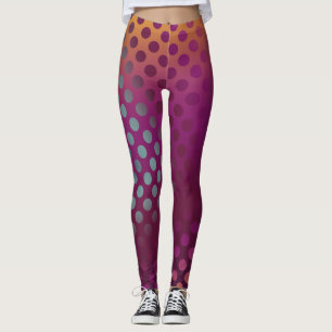 Legging Ombre Passion Fruta Bolinhas Máron - Teto Amarelo