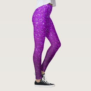 Legging Ombre Preto Roxo Ametista Esmaga Yoga
