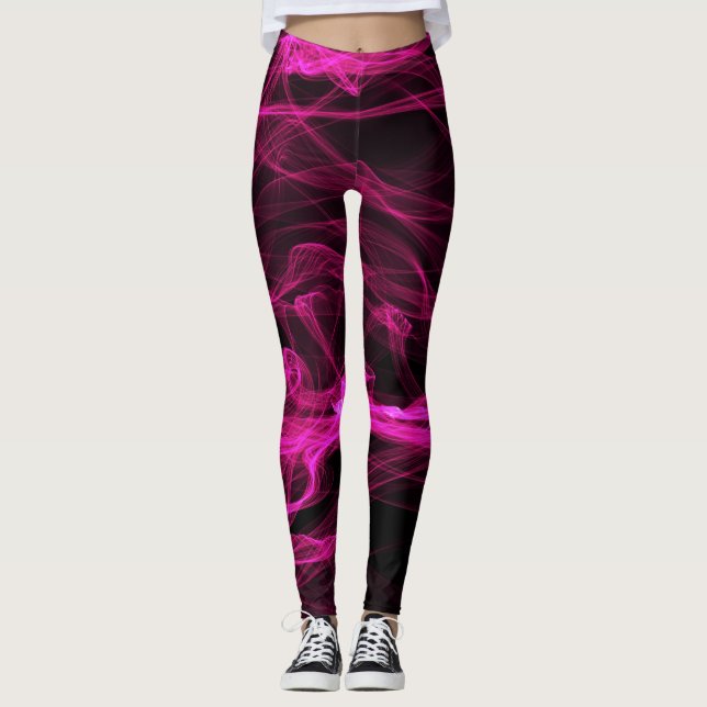 Legging Onda de Choque Rosa Chic (Frente)