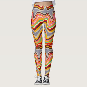 Legging onda retro discoteca