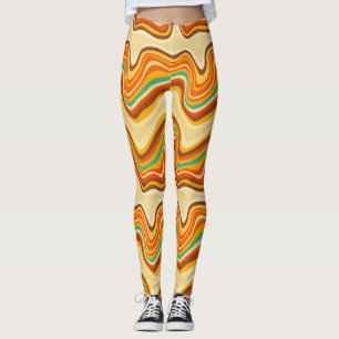 Legging onda retrô quente