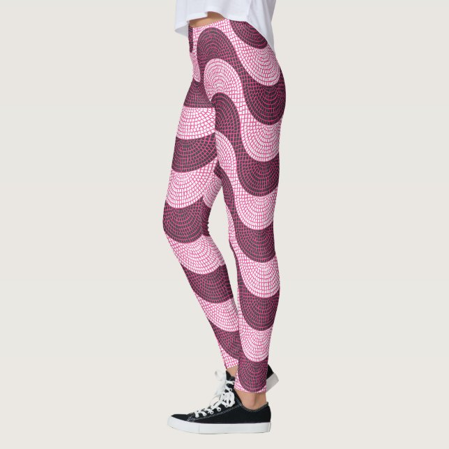 Legging Ondas de calçada em português (Esquerda)