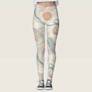 Legging Ondas de Conchas na Praia Boho (6)
