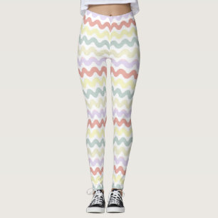 Legging Ondas de Cores (Pastéis)