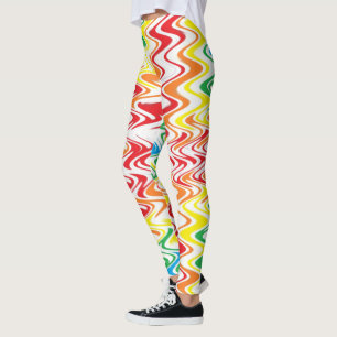Legging Ondas do arco-íris