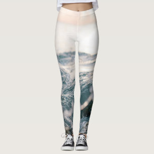 Legging Ondas do Mar Incríveis   Melhor presente para ama