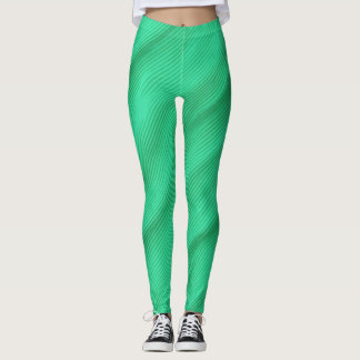 LEGGING ONDAS VERDES DE PERNAS DE MULHERES