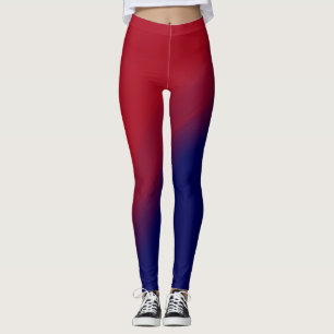 Legging Ondas Vermelhas e Roxas