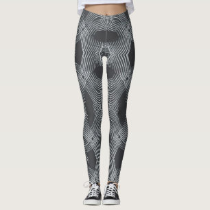 Legging Ondulações Cinéticas Industriais