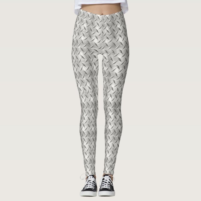 Legging Opções de Imagem de Placa de Diamante 1-8 (Frente)