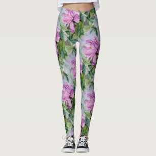 LEGGING ÓRCHIDO DE TINTA QUENTE TROPICAL LEGISLAÇÕES FLO