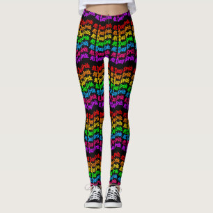 Legging Orgulhar Cores Arco-Íris do Dia Inteiro LGBTQ+