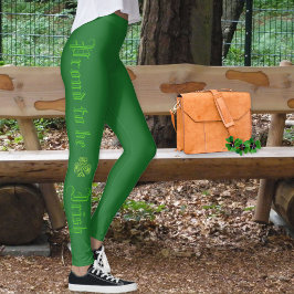 Legging Orgulho de ser Dia de São Patrício irlandês do Sha