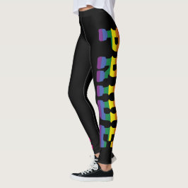 Legging Orgulho do arco-íris LGBTQ+ Colorido Personalizado