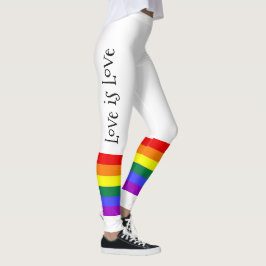 Legging Orgulho gay LGBT Colorida Rainbow Love is Love
