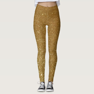 Legging Original Dourado de brilho