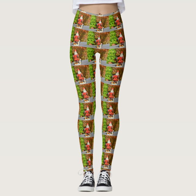 Legging ornamento do Papai Noel (Frente)