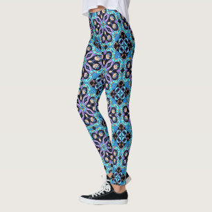 Legging ornamento oriental árabe étnico vintage oriental