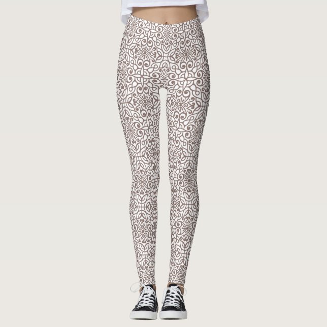 Legging Ornamentos de luxo 8 (Frente)