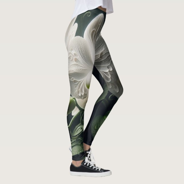 Legging Orquídea Branca (Direita)