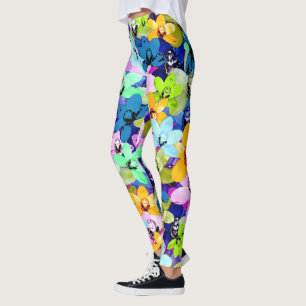 Legging Orquídea Extravaganza Watercolor