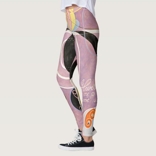 Legging Os Dez Maiores, Grupo IV, nº 6, por Hilma af Klint (Esquerda)