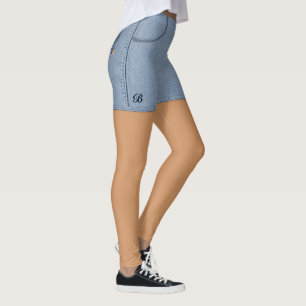 Legging Os jeans engraçados "Shorts "
