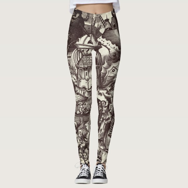 Legging Os sete pecados mortais - orgulho (Frente)