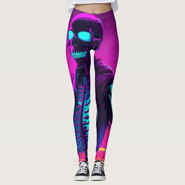 Legging Ossos Eletro (Frente)