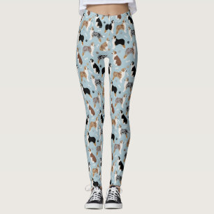 Legging Ossos pastores australianos e patas