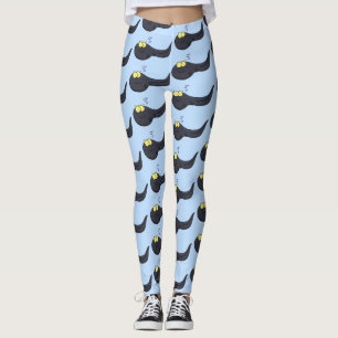 Legging Ótima ilustração de desenho animado do girino g
