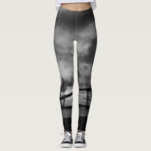 Legging Ouro Arthur Ravenel Pano Escala de Cinza