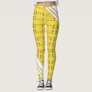 Legging Ouro Bolinhas Amarela
