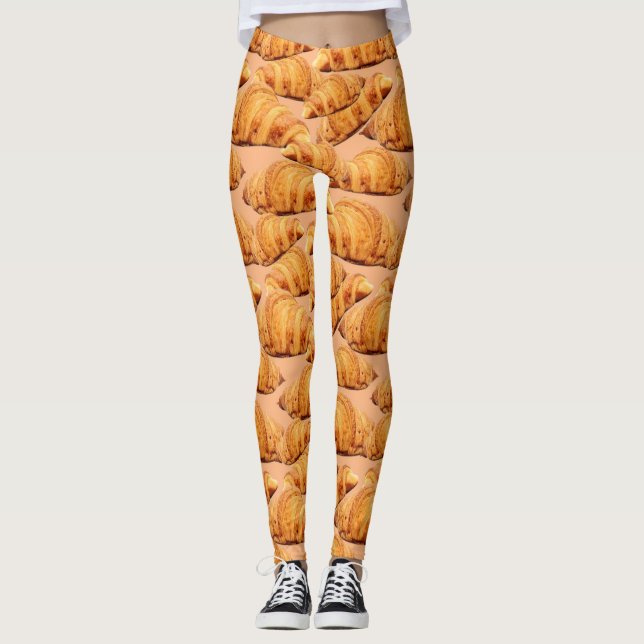 Legging Ouro croissant, padaria sem problemas. (Frente)