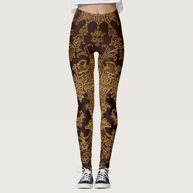 Legging Ouro elegância (Frente)
