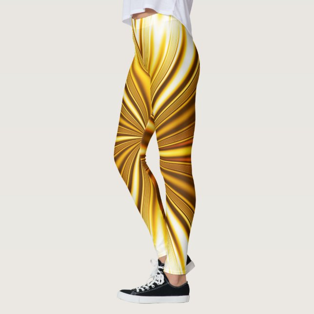 Legging Ouro fractal (Esquerda)