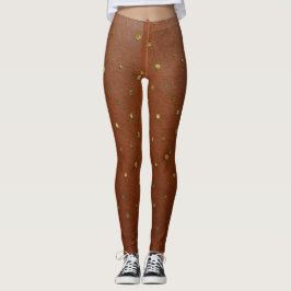 Legging Ouro Glint: Perninhas Marrons Estimulantes"?